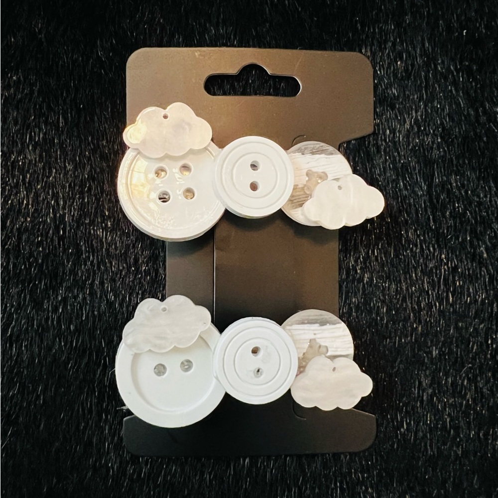 White Hair Clip